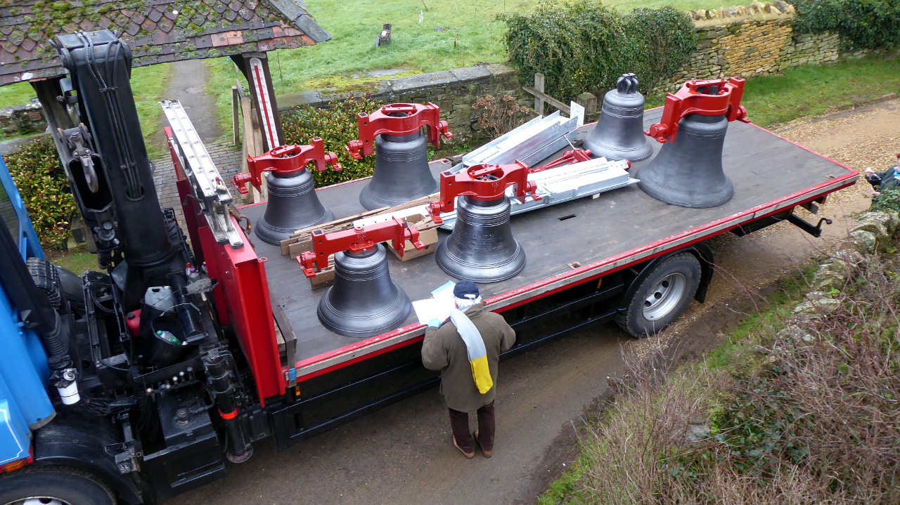 Bells lorry from above